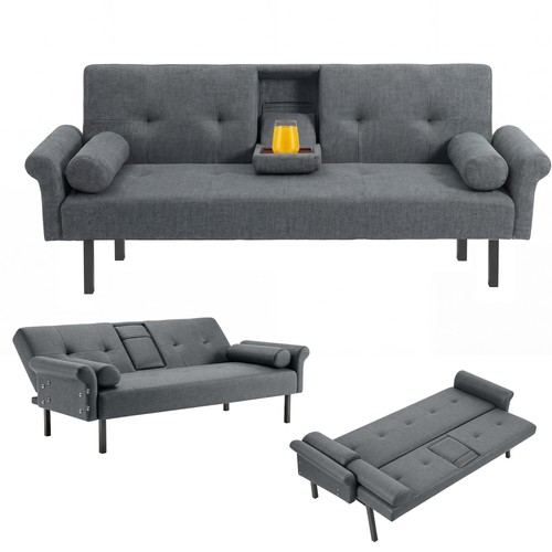 Seater fabric sofa bed with - fabric,