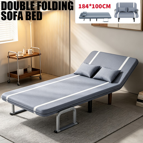 Double fabric sofa - sofa, bed