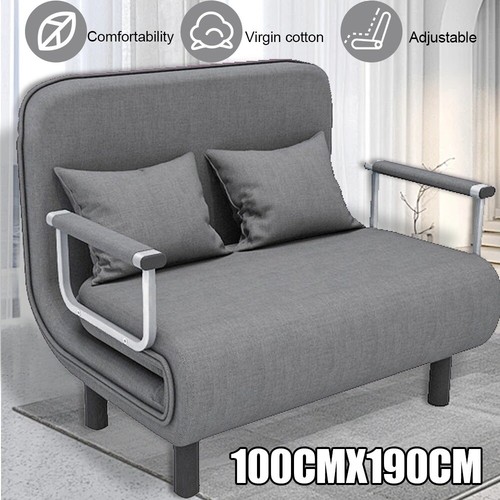 Seater fabric sofa bed - seater,