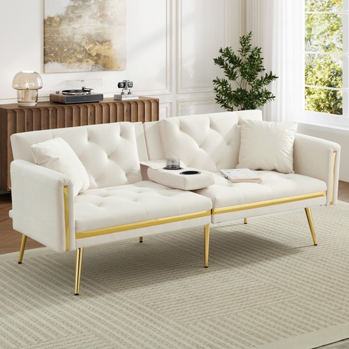 Modern velvet sofa - sofa, 2