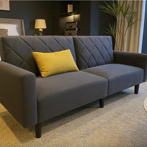 Seater sofa bed velvet click - seater,