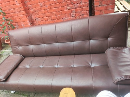 Click clack sofa bed - bed, brown