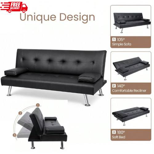 Seater fabirc sofa - sofa, bed