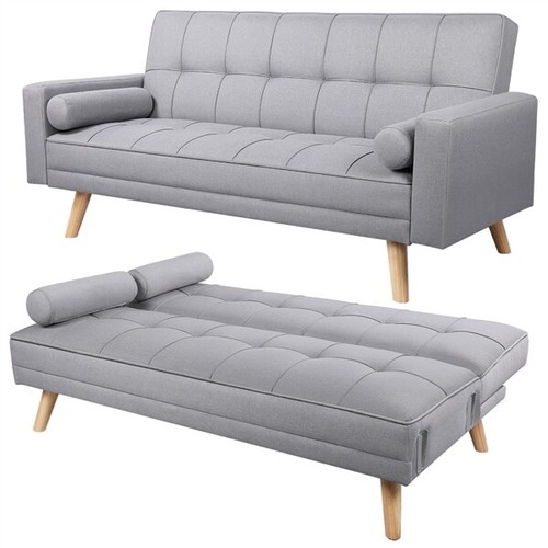 Fabric sofa bed seater - bed, click