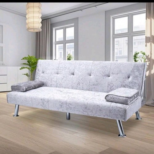 Sofa bed faux leather - sofa,