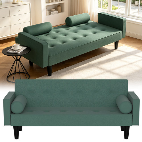 Fabric sofa bed - sofa, click