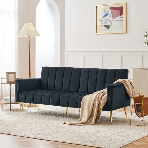 Click clack sofa bed velvet - click,