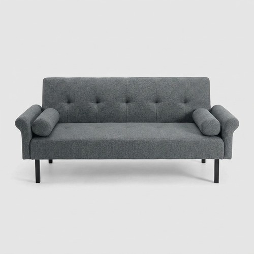Grey linen fabric - linen,