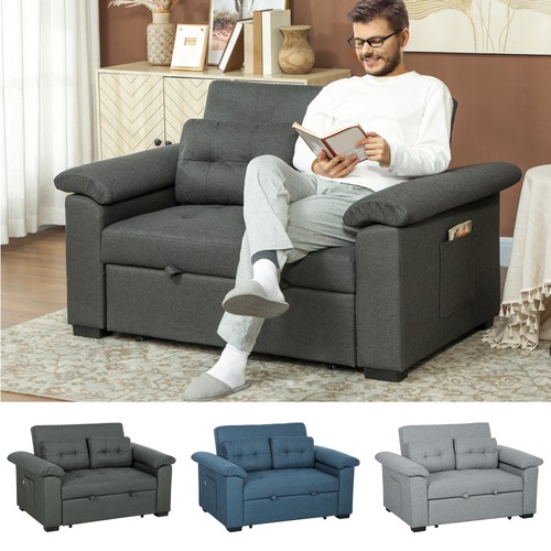Pull out sofa bed - out,