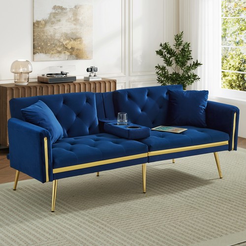 Modern velvet sofa bed - velvet,