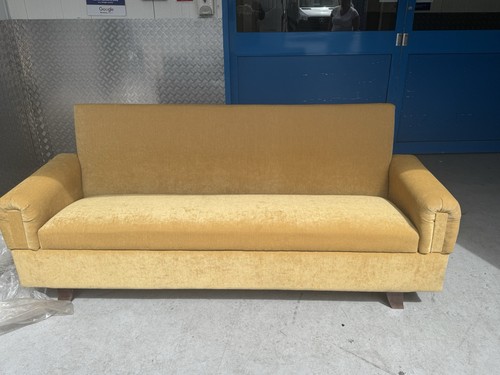 Luxury suede seater sofa bed - suede,