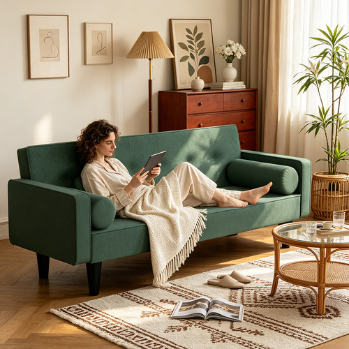 Convertible sofa bed couch - bed,